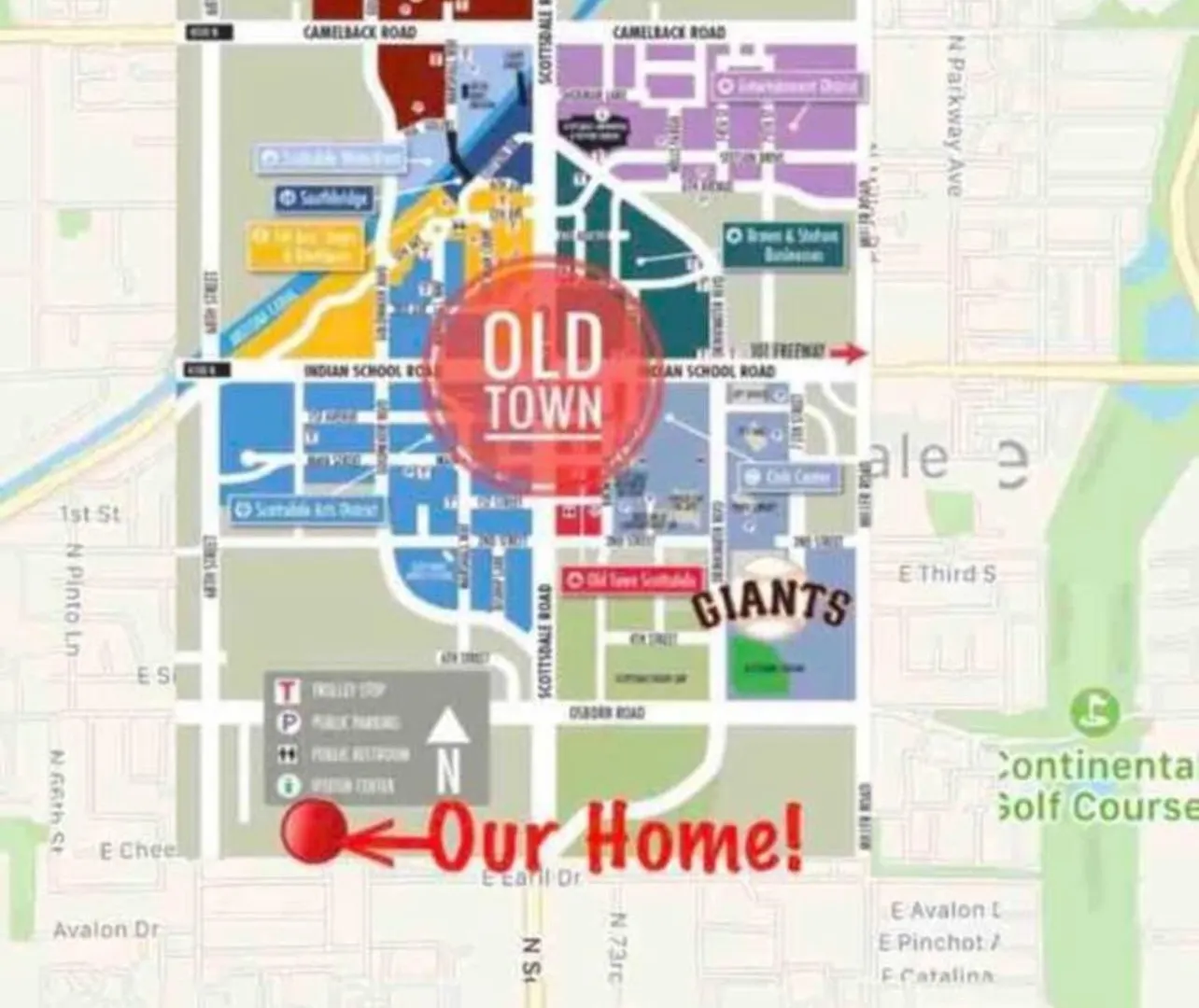 Walk To Old Town, Free Heated Pool W Waterfall Scottsdale Nyaraló
